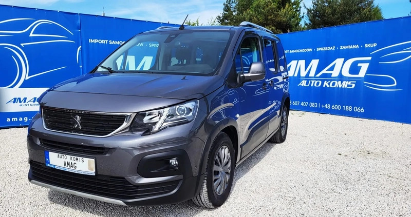 Peugeot Rifter cena 85900 przebieg: 58244, rok produkcji 2018 z Gościno małe 407